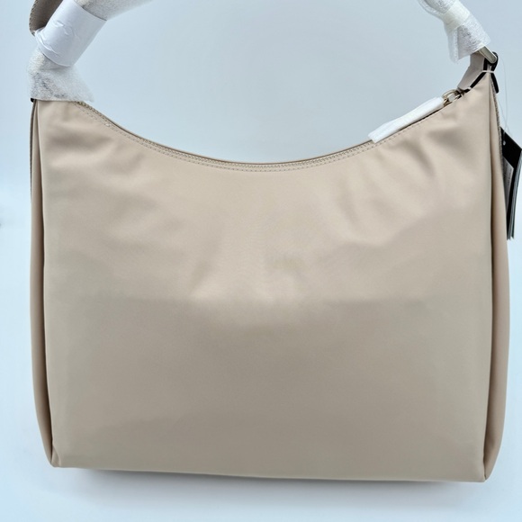 Kate Spade Carter Nylon Large Convertible Crossbody Warm Beige - Picture 2 of 16